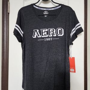 NWT Ladies Aeropostale Black T-Shirt XL